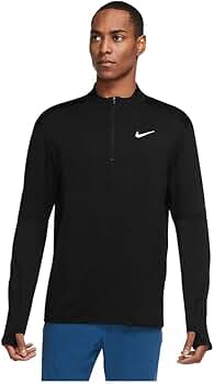 Nike Element Men's Dri-FIT 1/2-Zip Running Top (Black, DD4756-010